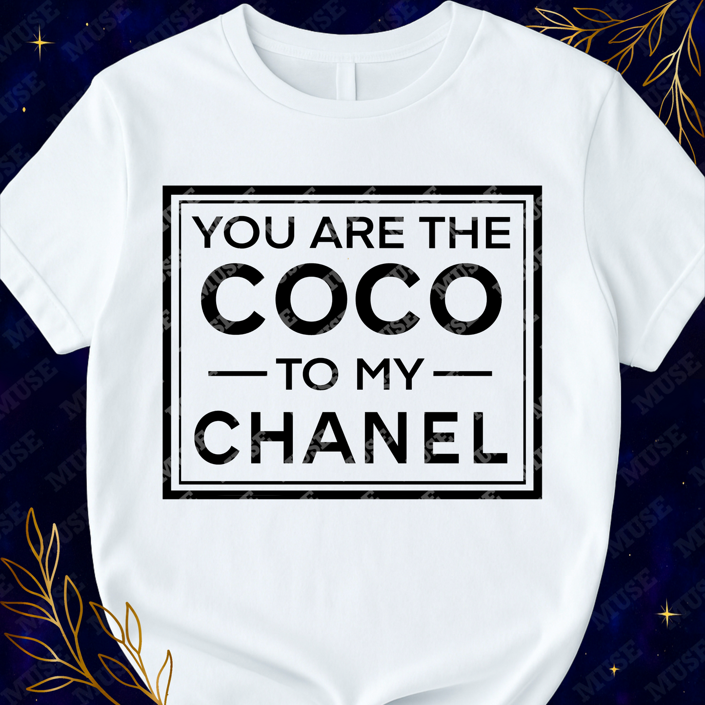 Coco to My Chanel PNG – Minimalist Luxury Designer-Inspired Sublimation Design | Digital Download