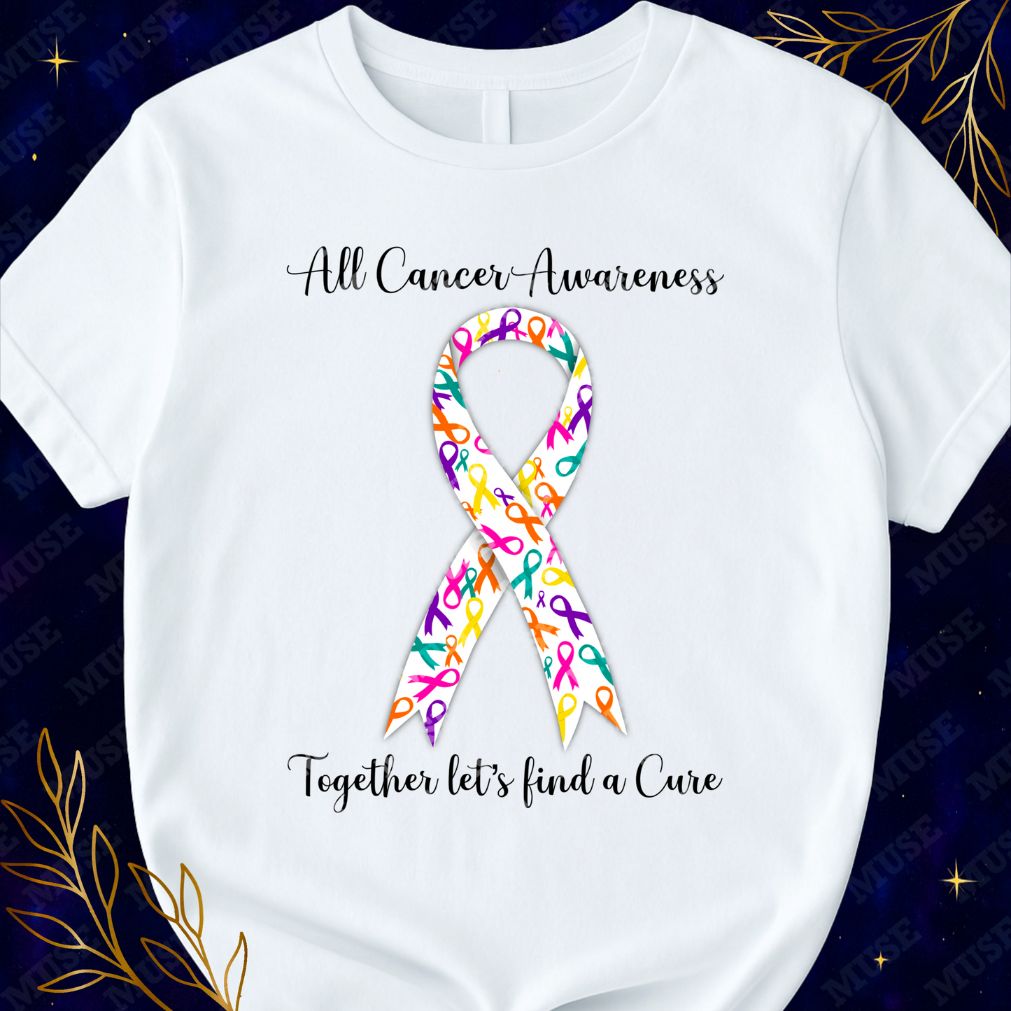 π All Cancer Awareness Ribbon PNG β Multicolor Support Design