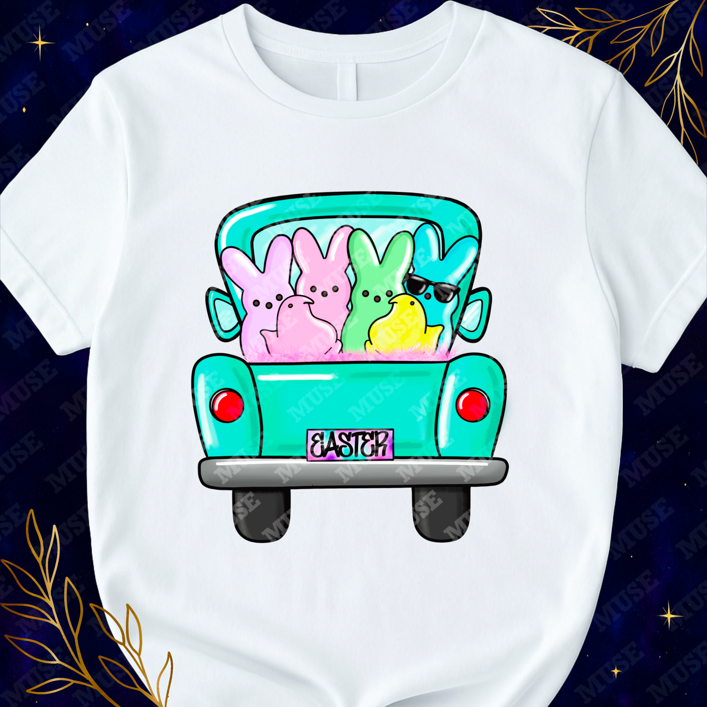 π Easter Peeps In Truck β Cute Pastel Bunny Holiday Design
