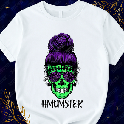 👻 Momster PNG – Halloween Mom Skull With Sunglasses