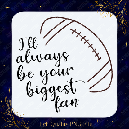 🏈 Biggest Fan Football Design