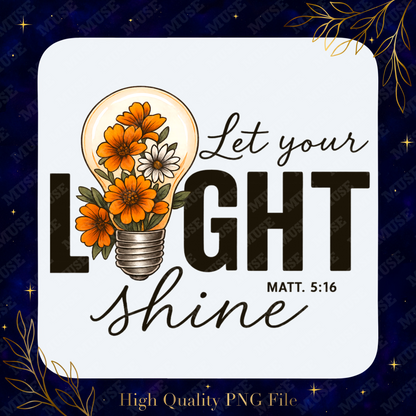 🌟 Let Your Light Shine Digital Design